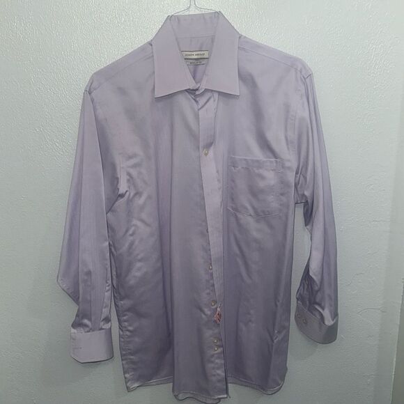 Joseph Abboud Men’s Button Down Lavender Shirt size 16 1/2 32/33 - Picture 1 of 3
